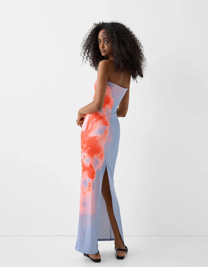 Say My Name Off-Shoulder Maxi Dress