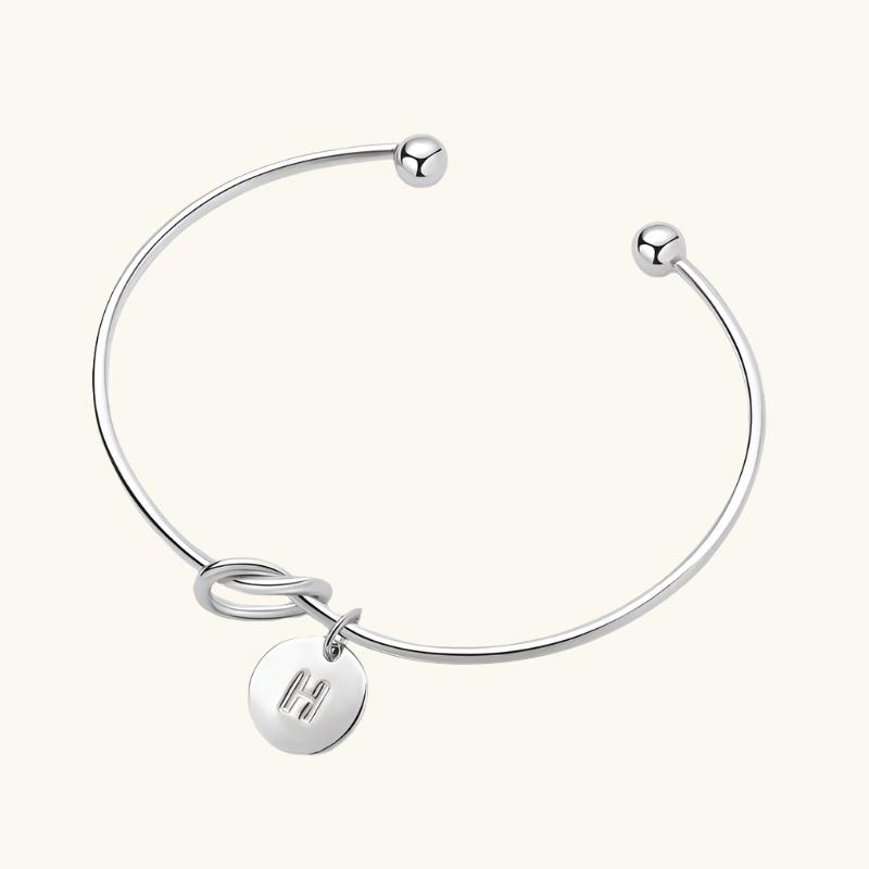 Belle Initial Bangle