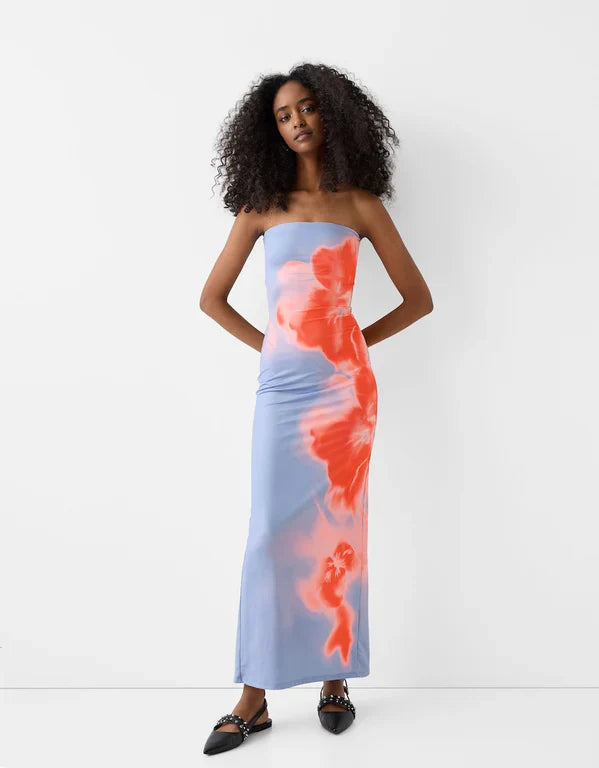 Say My Name Off-Shoulder Maxi Dress