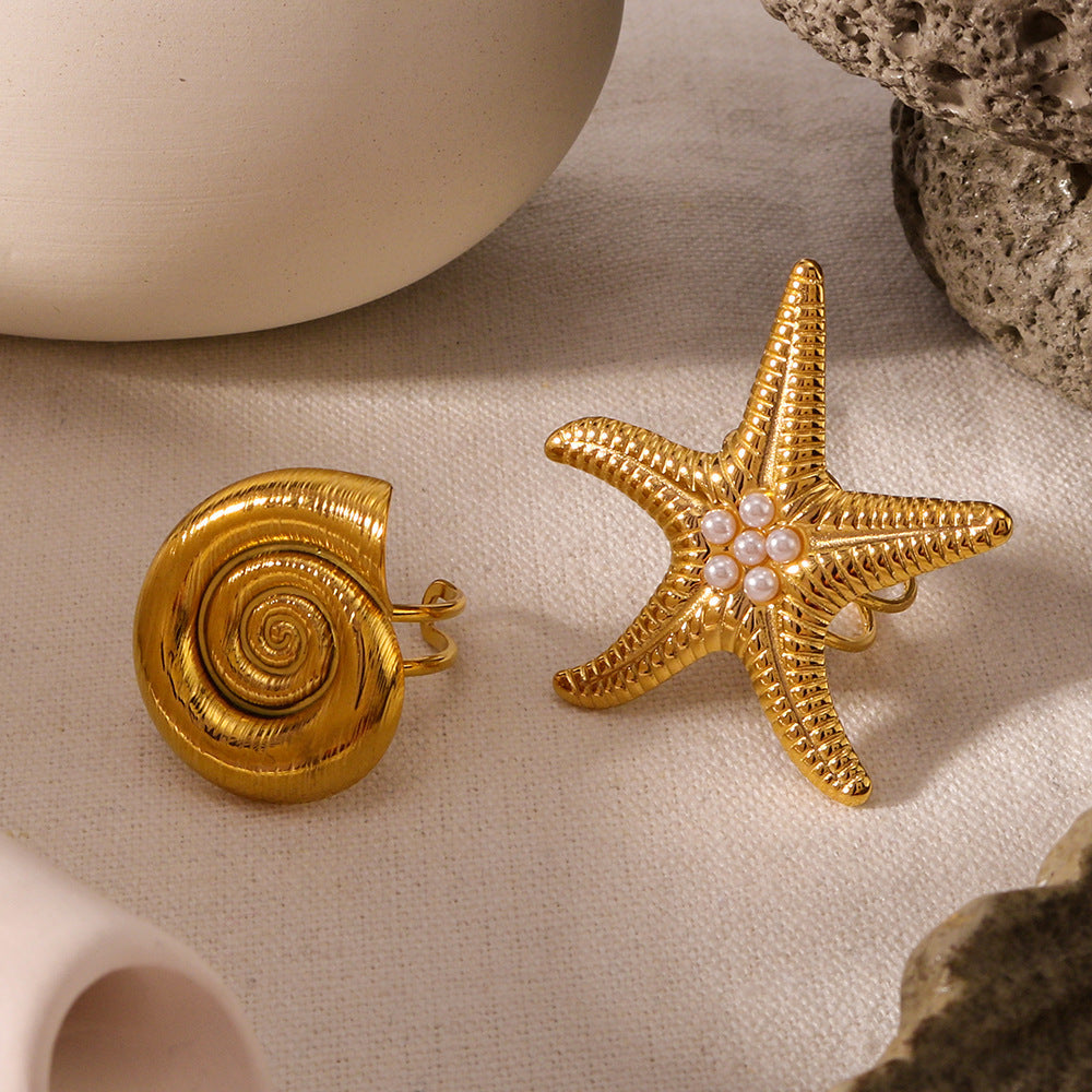 Aurelia Starfish Ring