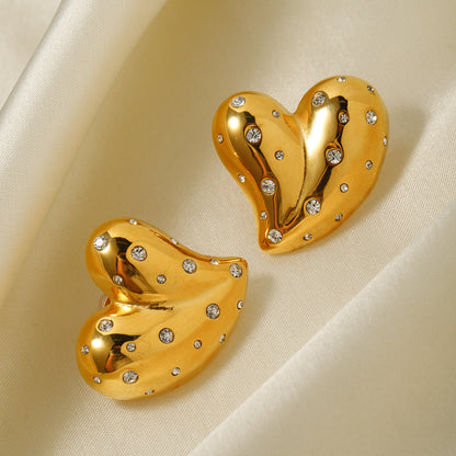 Twinkling Heart Earrings