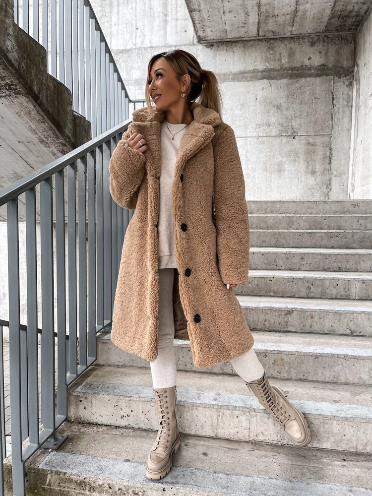 Alexa Teddy Long Coat