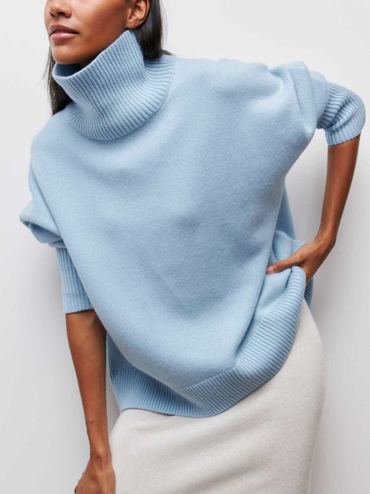 Sky Turtleneck Oversized Sweater