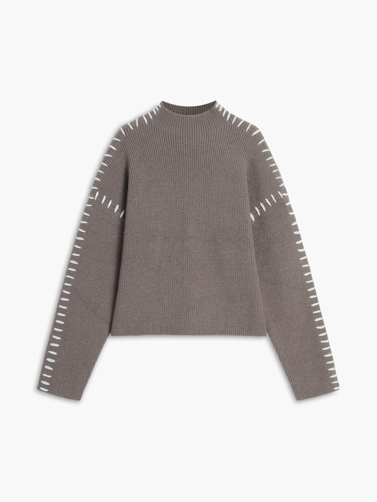 Shift The Focus Oversized Mock Neck Sweater