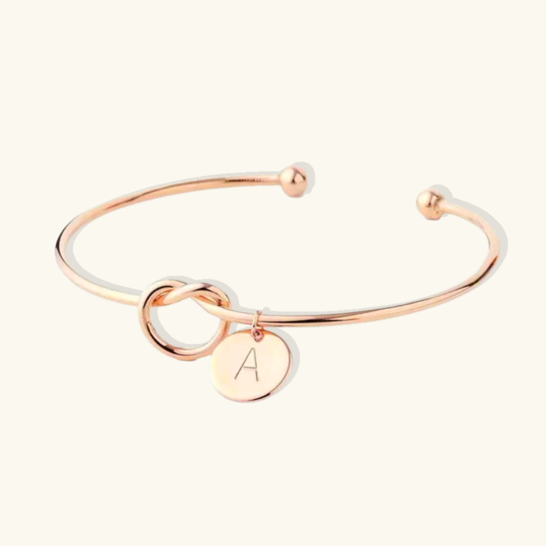 Belle Initial Bangle