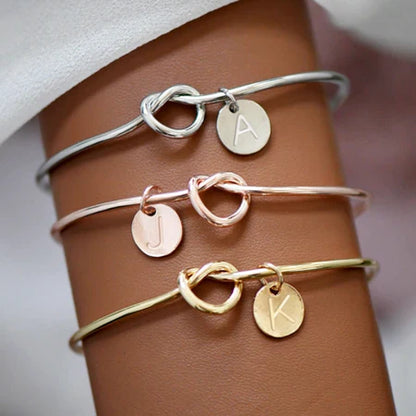 Belle Initial Bangle