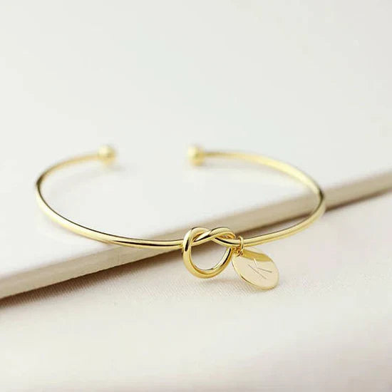 Belle Initial Bangle