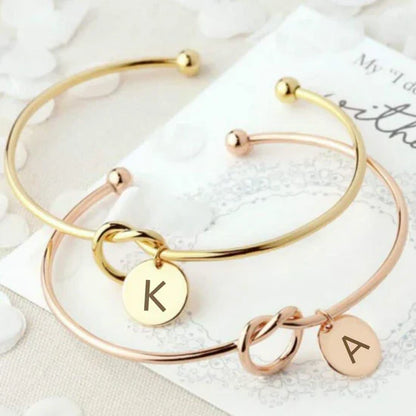 Belle Initial Bangle