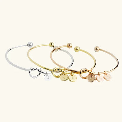 Belle Initial Bangle