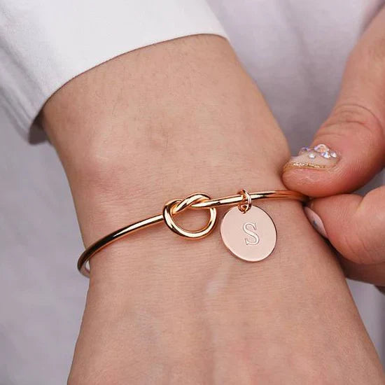 Belle Initial Bangle