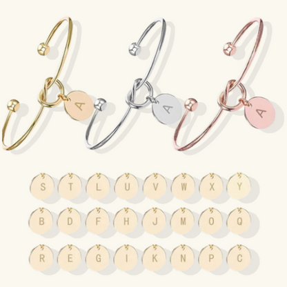 Belle Initial Bangle