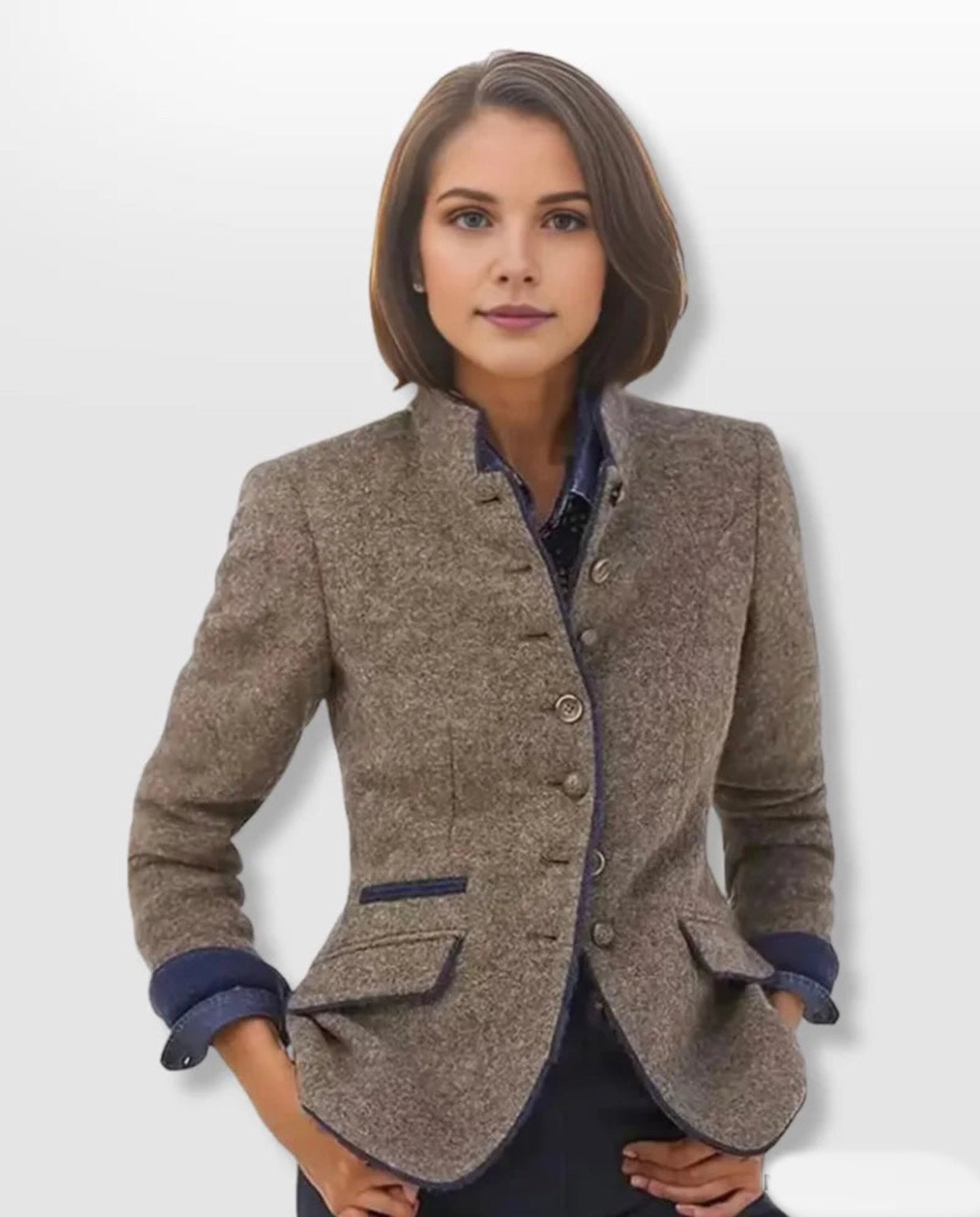 Elowen - Elegant Women's Cashmere Jacket