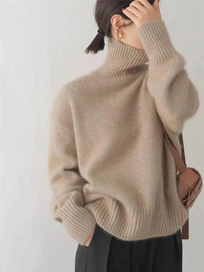 Sofia™ - Luxe Cashmere Turtleneck Sweater