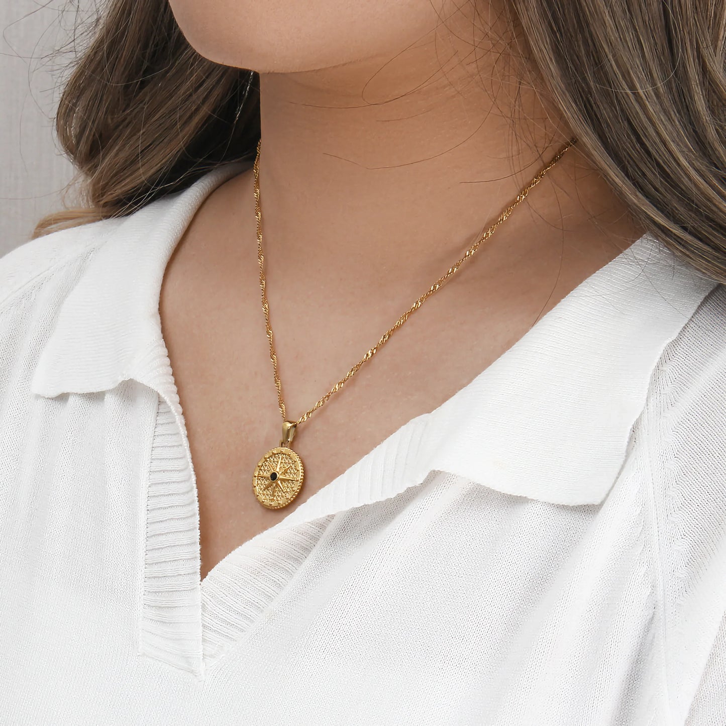 Vivienne Compass Necklace