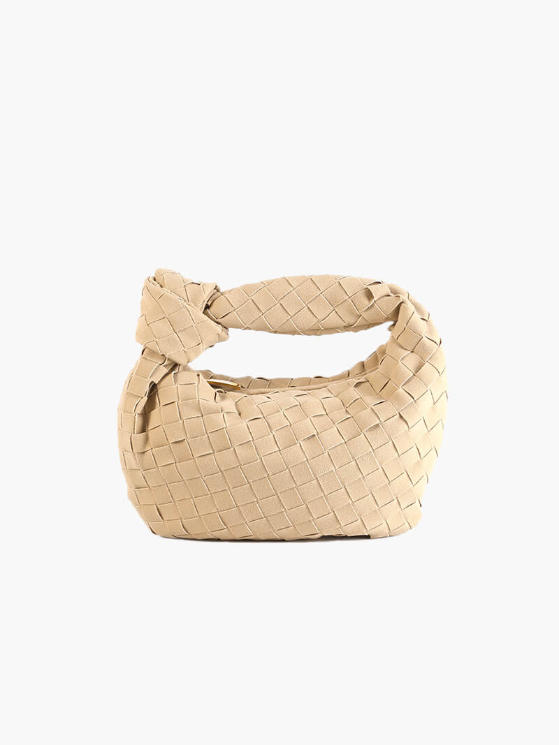 Woven Bag mini suede