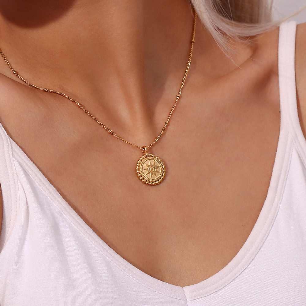 Sunburst Pendant Necklace