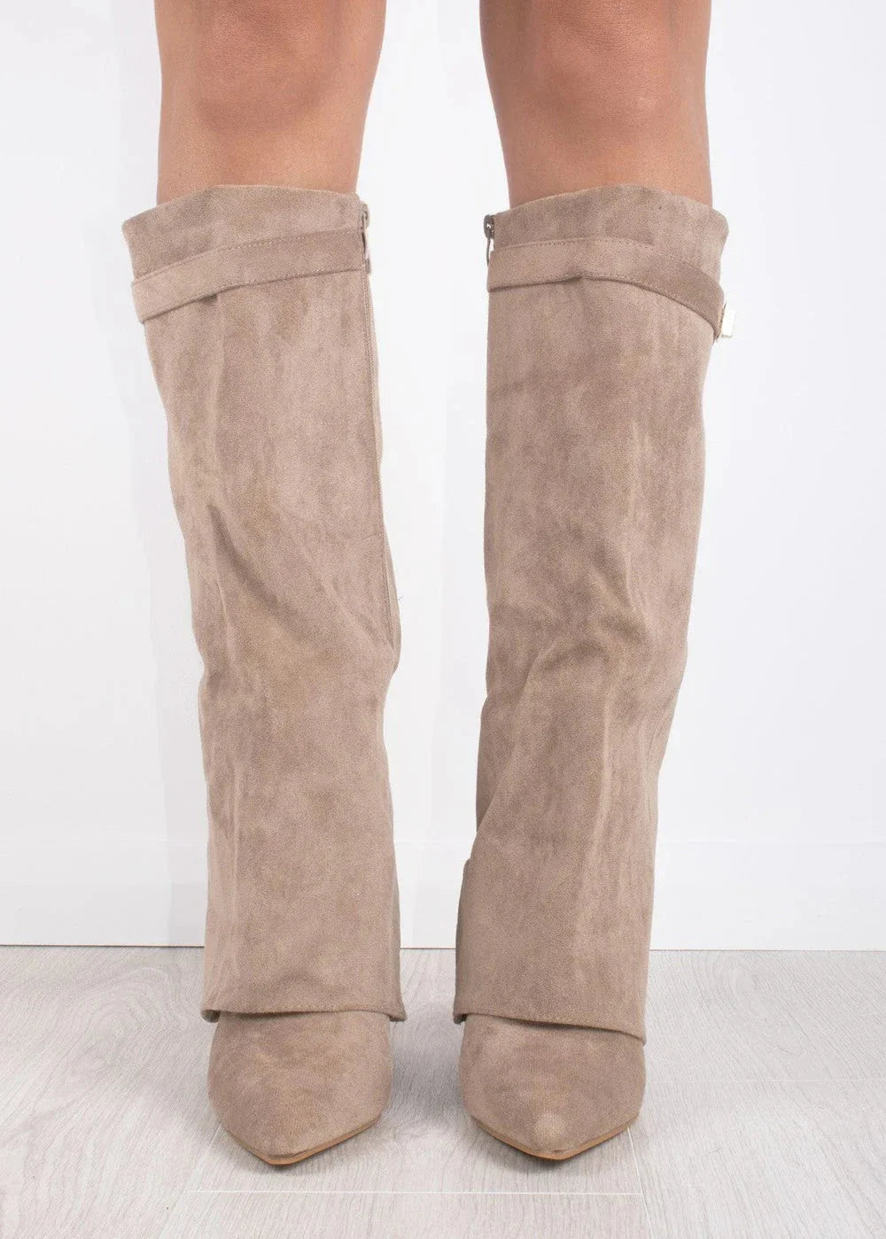 Lavista Suede knee high boots - Beige