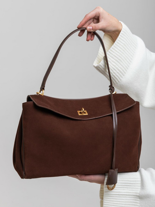 Célia Suede Bag - Mocha