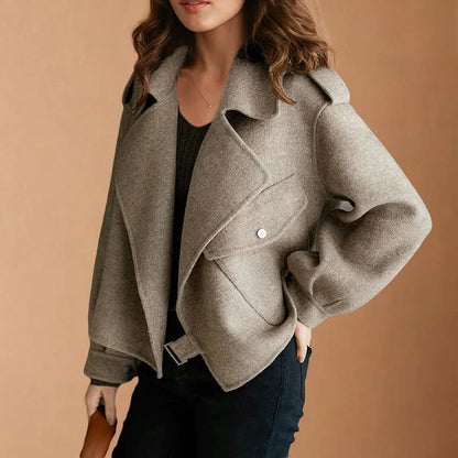 Belted Wool Jacket