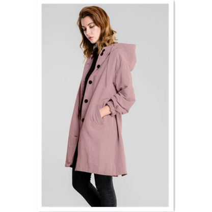 Casual Hooded Overcoat