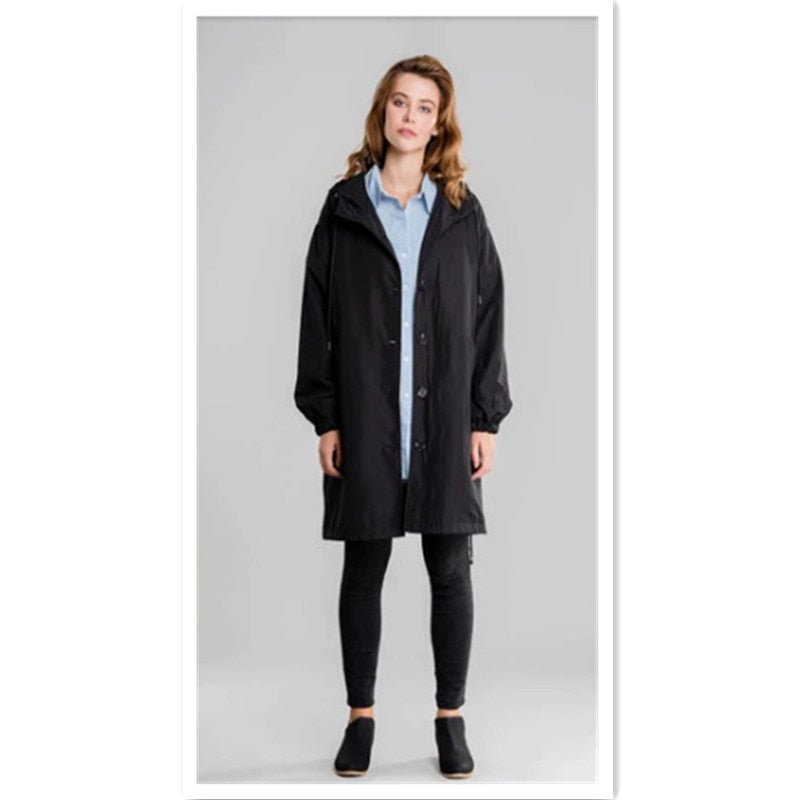 Casual Hooded Overcoat