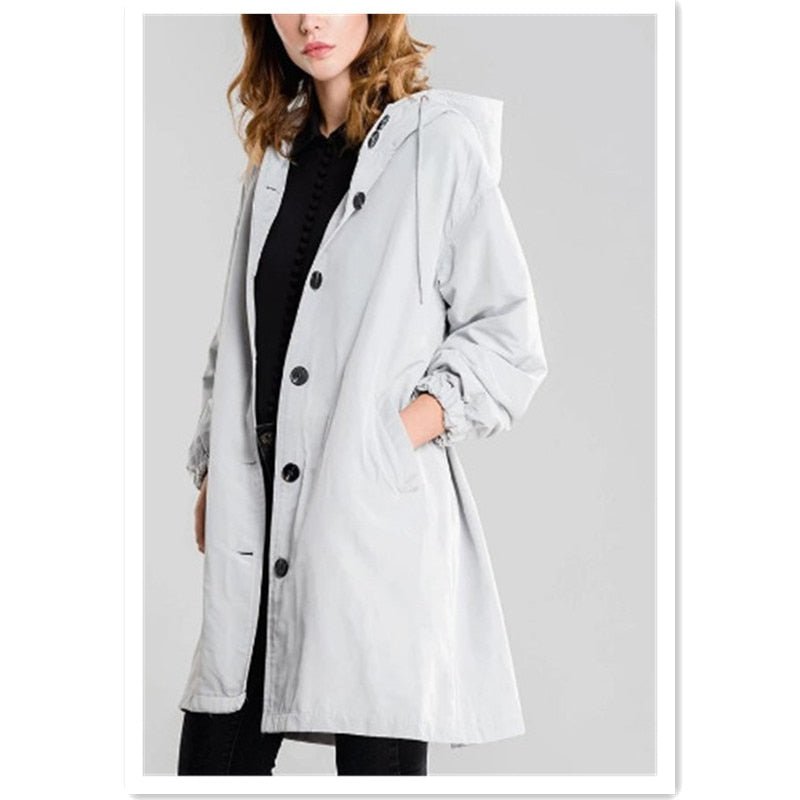 Casual Hooded Overcoat