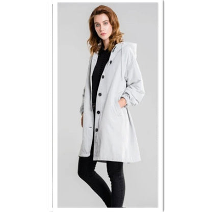 Casual Hooded Overcoat