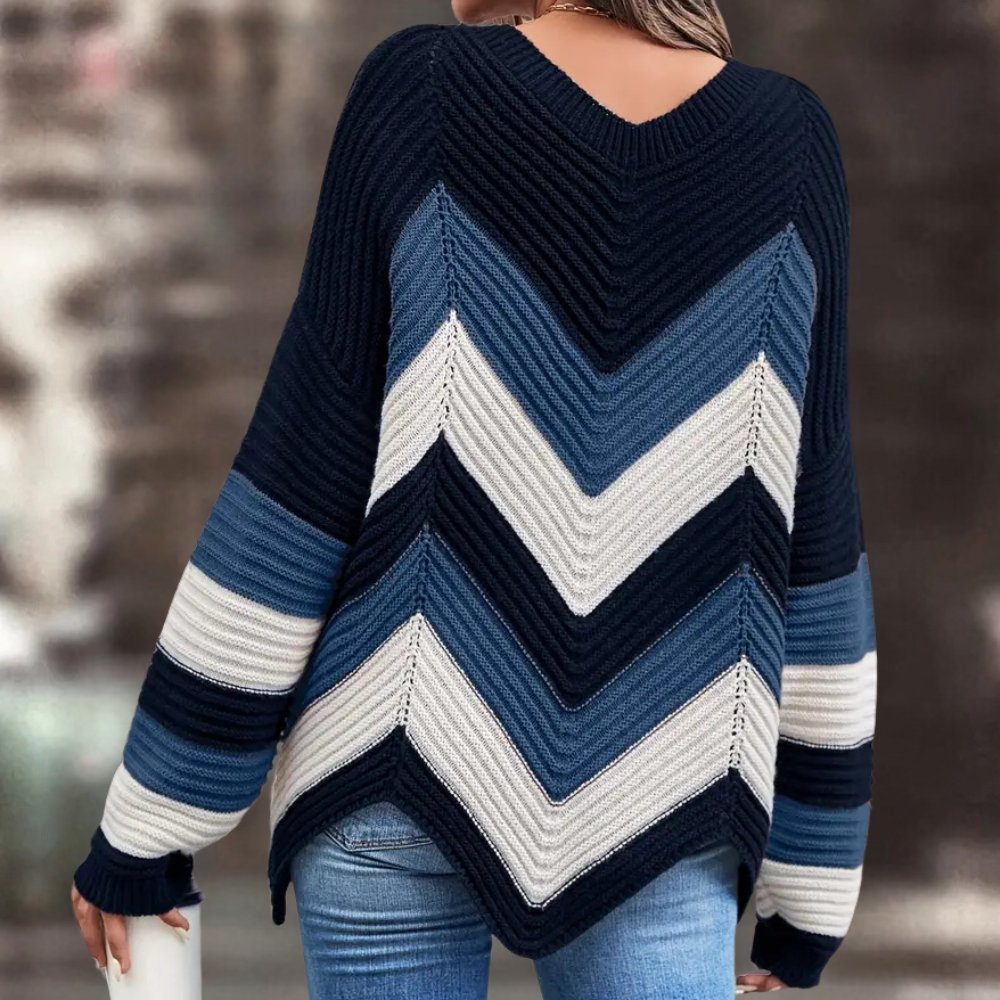 Chevron Stripe Sweater