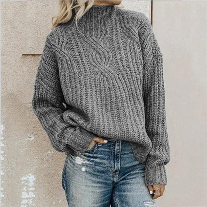 Chunky Black Knit Sweater