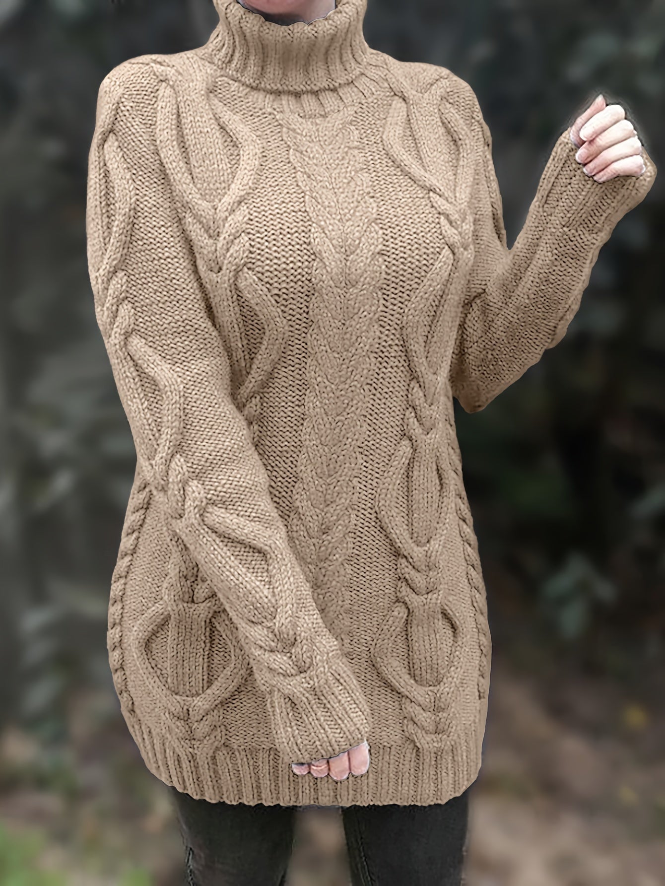 Chunky Cable Knit Sweater