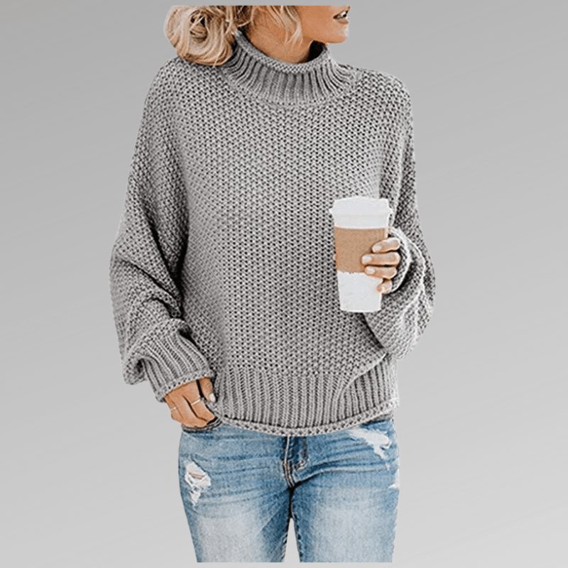 Chunky Knit Turtleneck Sweater