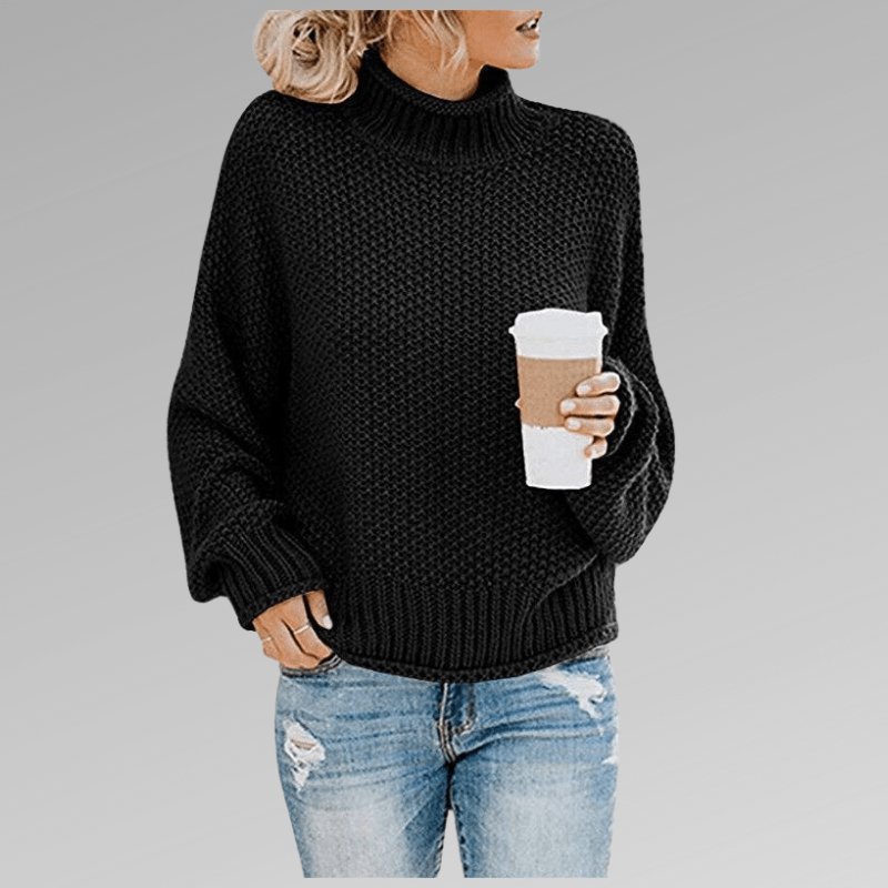 Chunky Knit Turtleneck Sweater