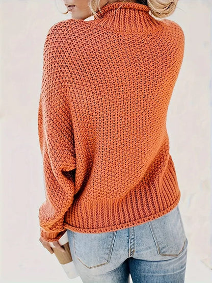 Chunky Knit Turtleneck Sweater