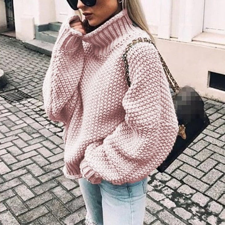 Chunky Knit Turtleneck Sweater