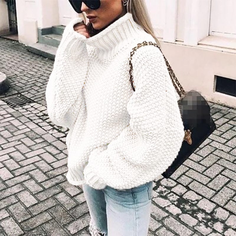 Chunky Knit Turtleneck Sweater