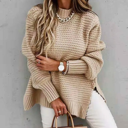 Chunky Red Knit Sweater