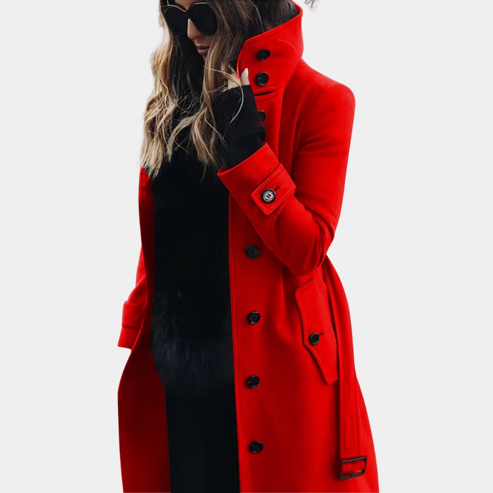 Classic Buttoned Overcoat