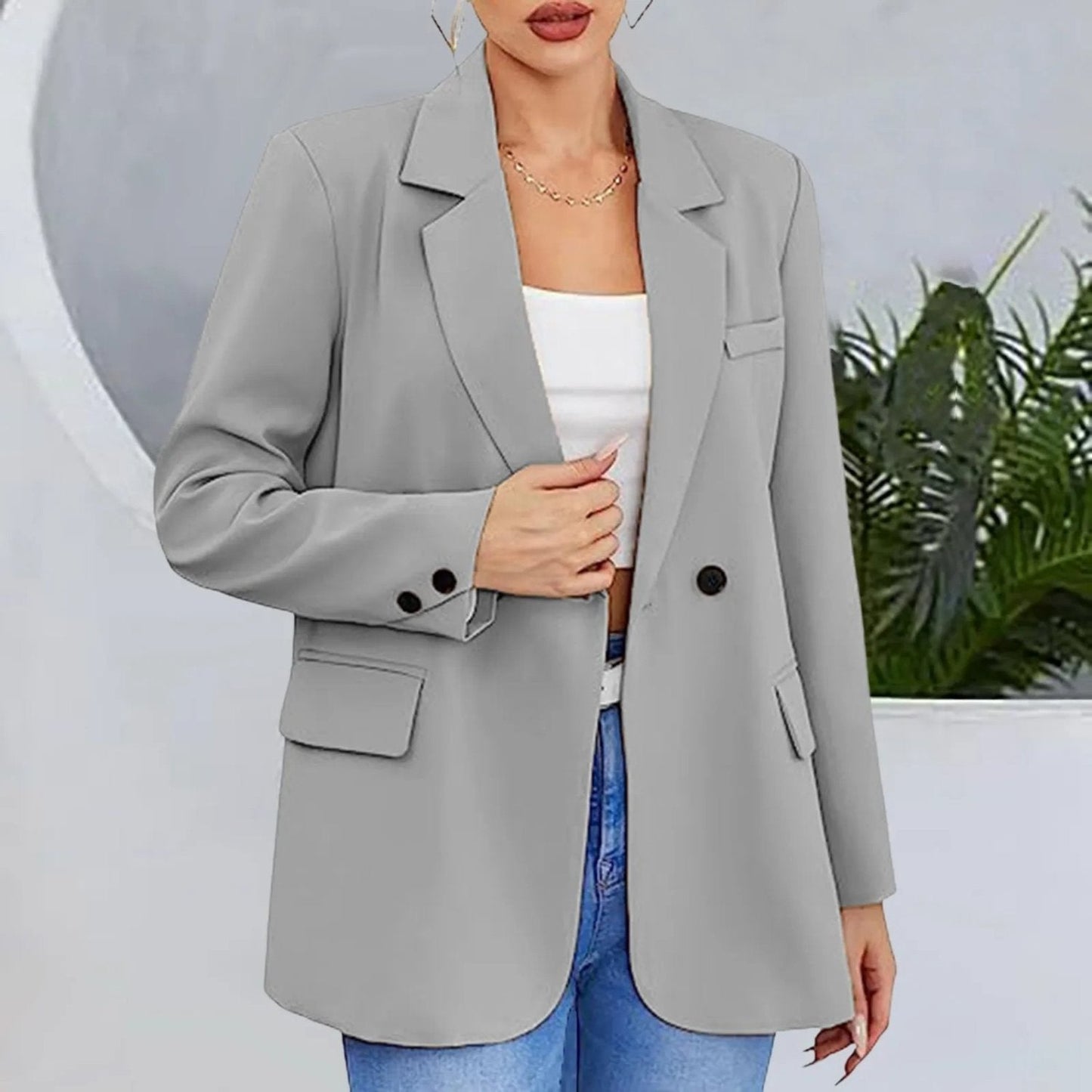 Classic Single-Breasted Blazer