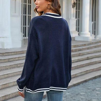 Classic Trimmed Cardigan