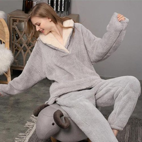 Cozy Plush Pajama Set