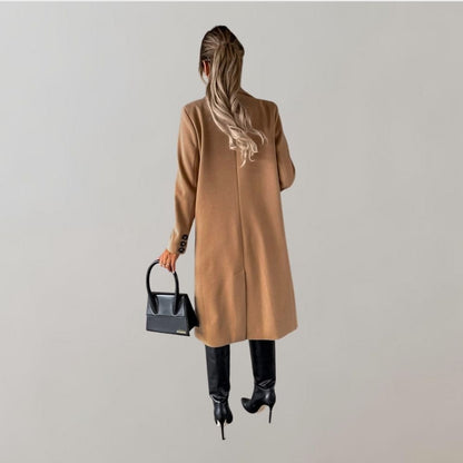 Double-Breasted Elegant Overcoat