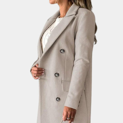 Double-Breasted Wool Coat