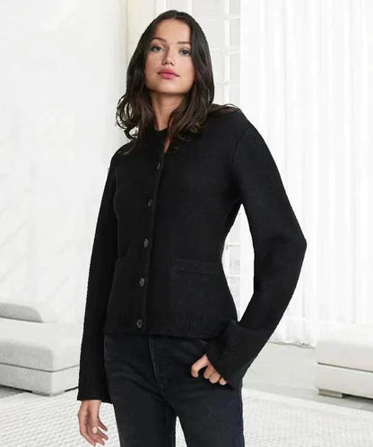 Elegant Buttoned Cardigan