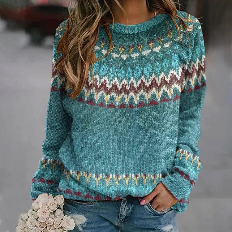 Fair Isle Knit Sweater