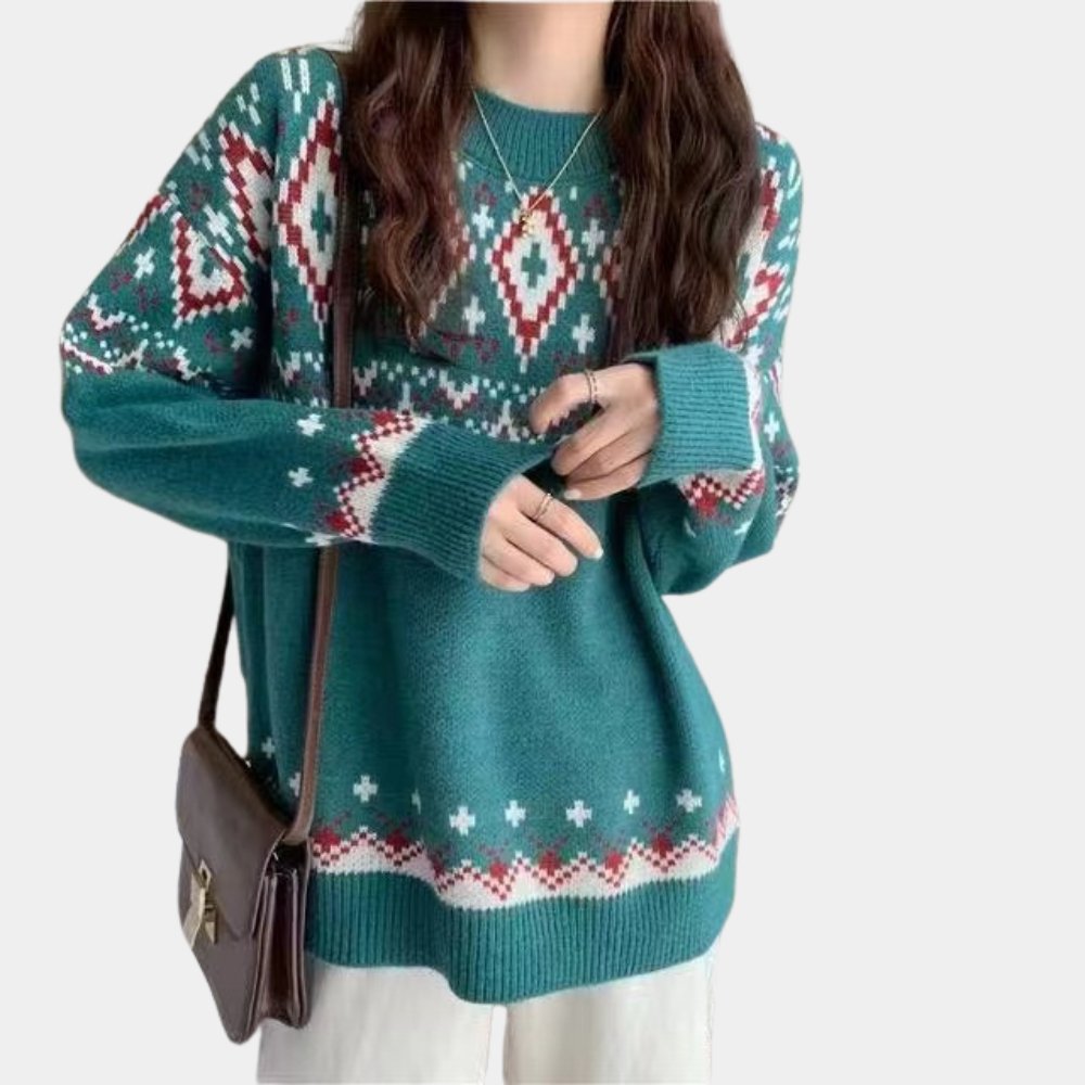 Fair Isle Knit Sweater