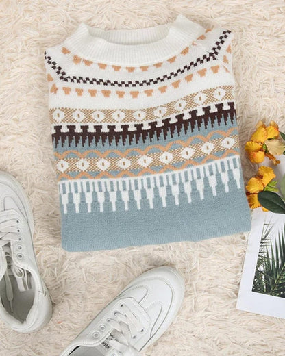 Fair Isle Knit Sweater