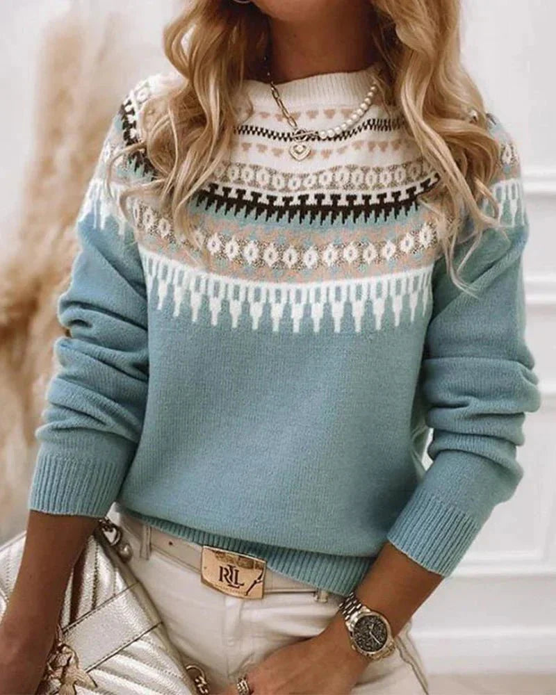 Fair Isle Knitwear Sweater