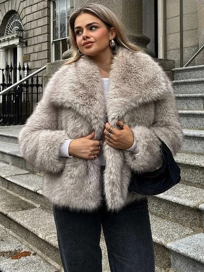 Faux Fur Coat