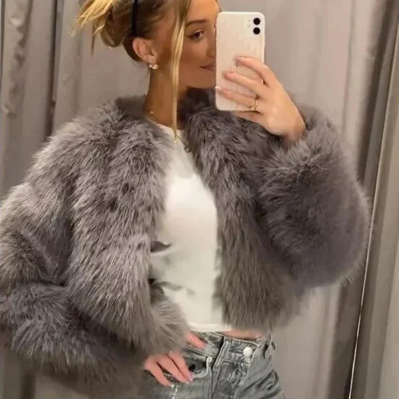 Faux Fur Jacket