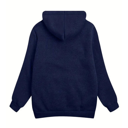 Fleece-Lined Zip-Up Hoodie